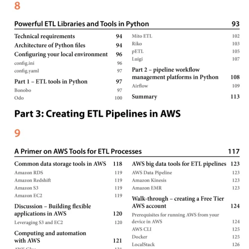 Sách Building ETL Pipelines with Python Create and deploy enterprise-ready ETL pipelines by employing modern methods