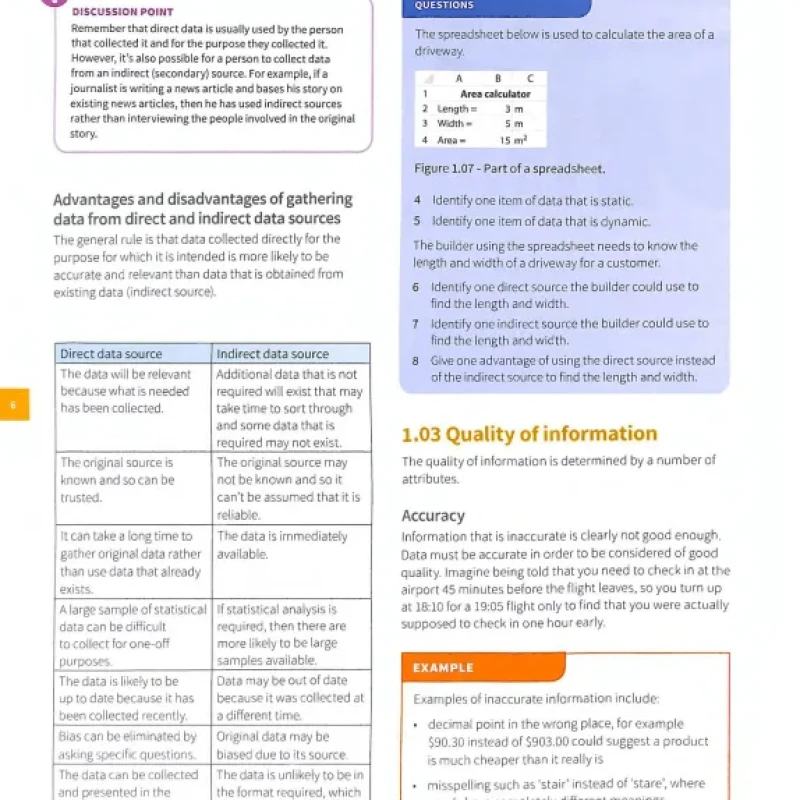 Sách Cambridge International AS and A Level IT Coursebook