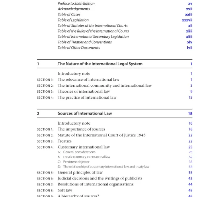 Sách Cases Materials on International Law