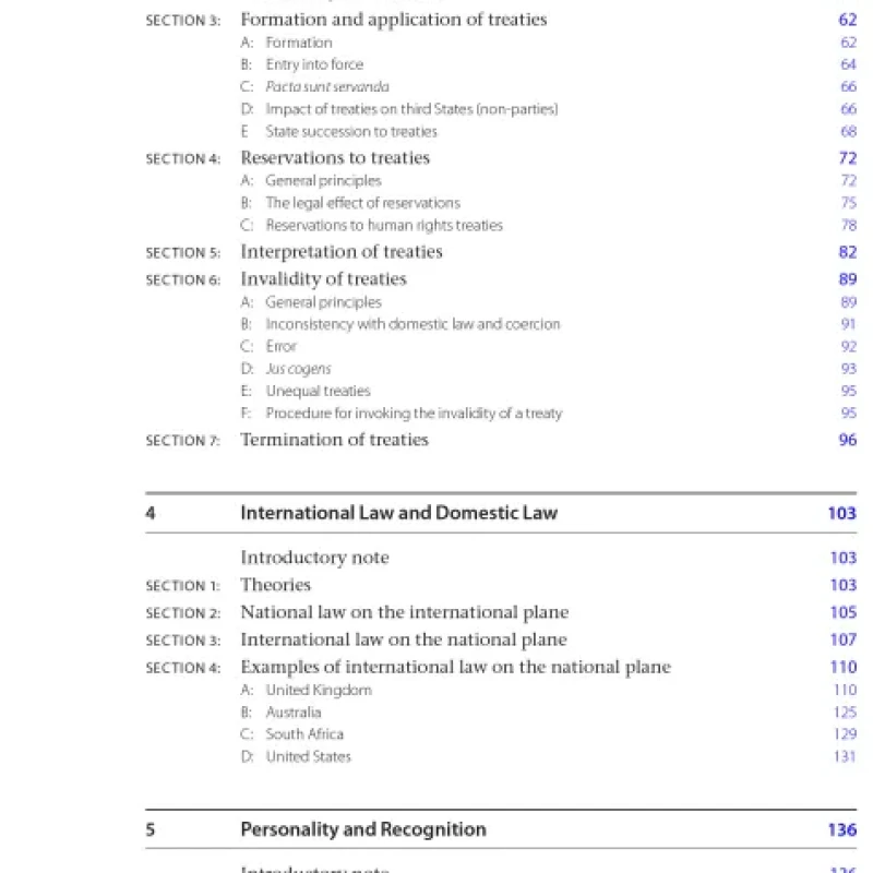 Sách Cases Materials on International Law