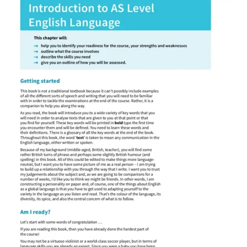 Sách Complete English Language for Cambridge International AS A Level