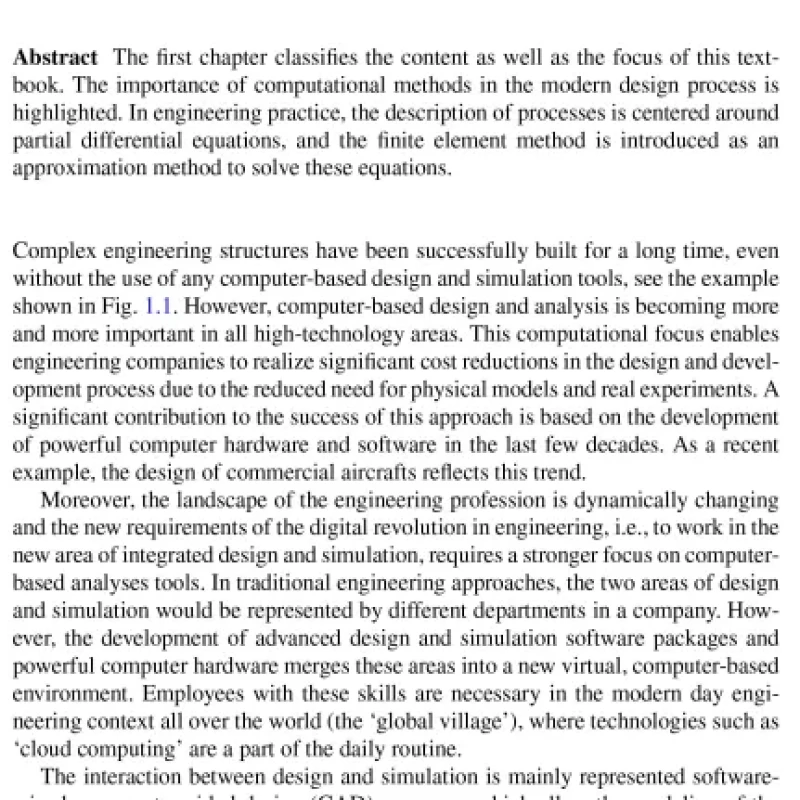 Sách Computational Statics and Dynamics