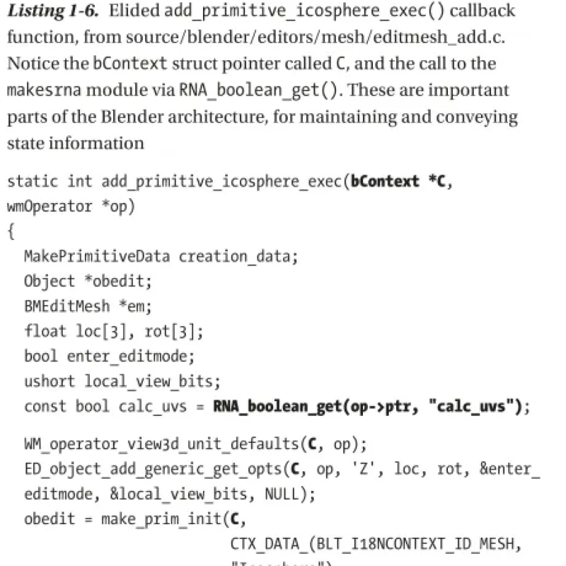 Sách Core Blender Development Understanding the Essential Source Code