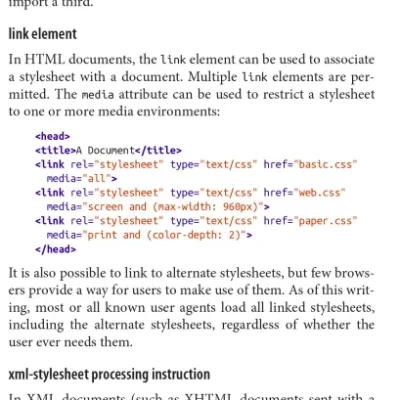 Sách CSS Pocket Reference