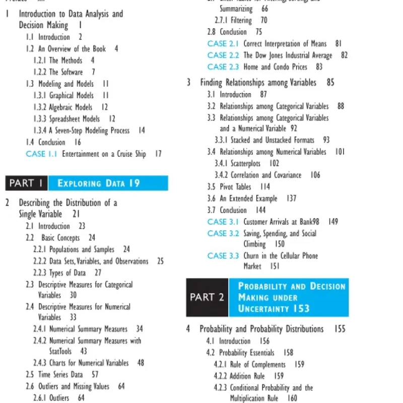 Sách Data Analysis and Decision Making - Textbook ONLY
