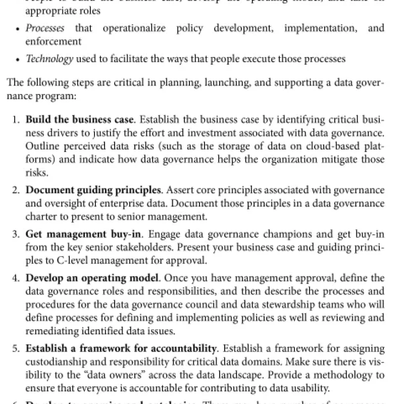 Sách Data Governance The Definitive Guide