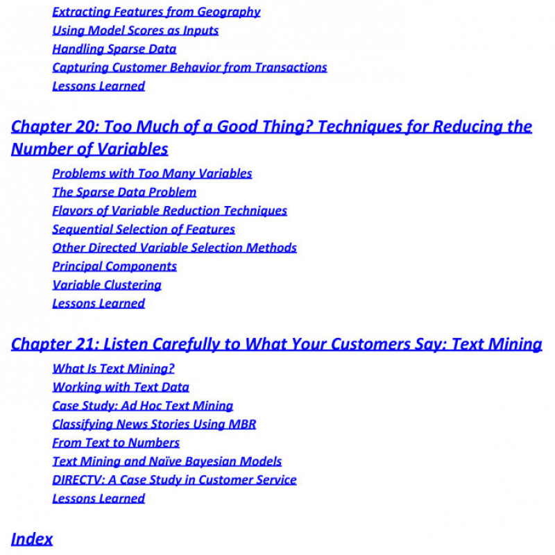 Sách Data Mining Techniques For Marketing, Sales, and Customer Relationship Management 3rd Ed. 2011