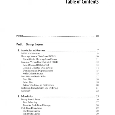 sách Database Internals: A deep-dive into how distributed data systems work