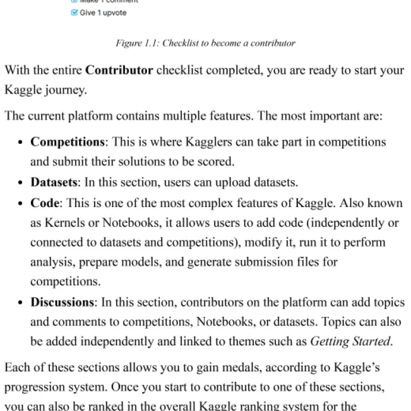 Sách Developing Kaggle Notebooks