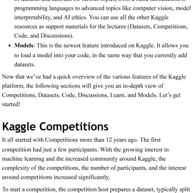 Sách Developing Kaggle Notebooks