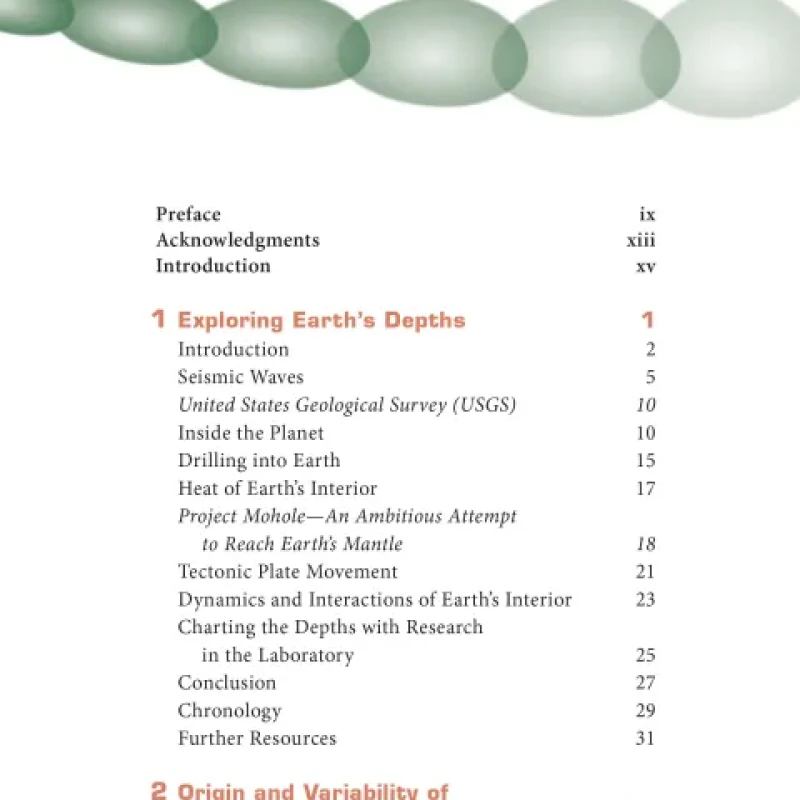 Sách Earth Sciences Notable Research and Discoveries