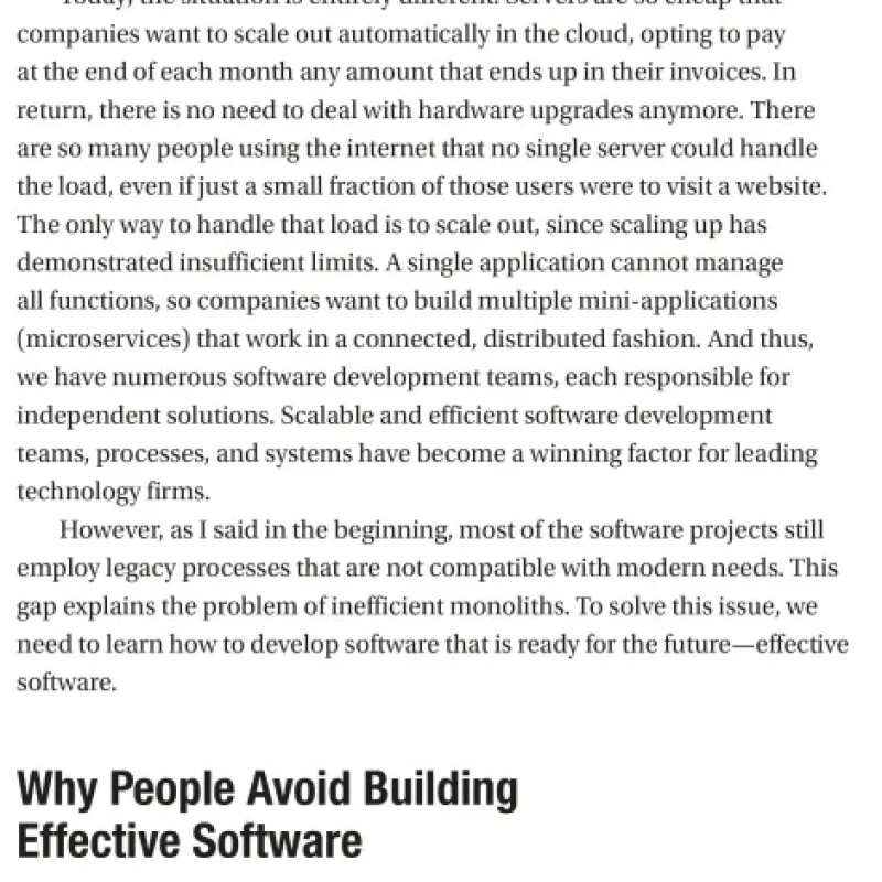 Sách Effective Software Development for the Enterprise