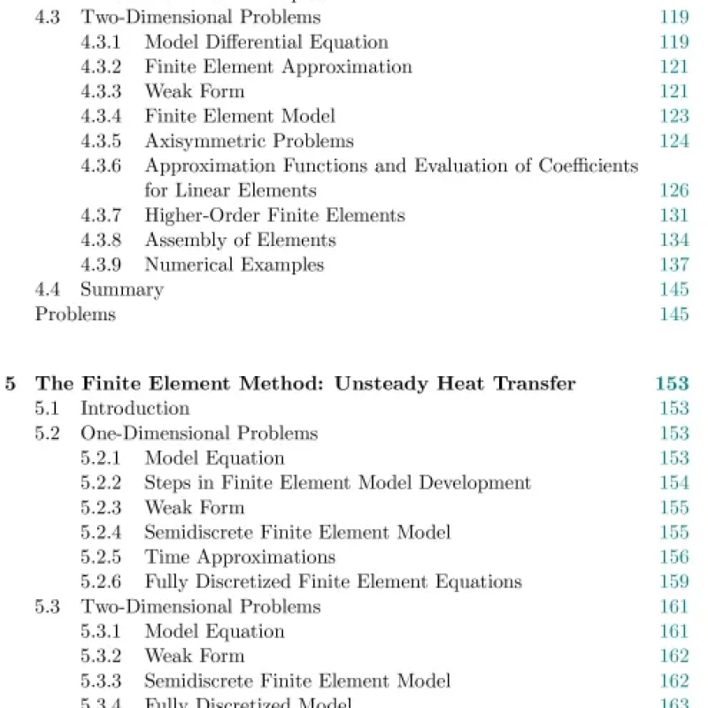 Sách Finite Element and Finite Volume Methods for Heat Transfer and Fluid Dynamics