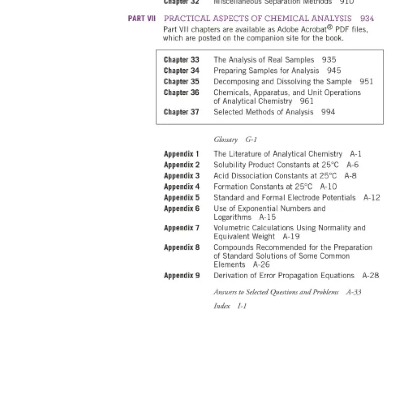 Sách Fundamentals of Analytical Chemistry, 10th Edition
