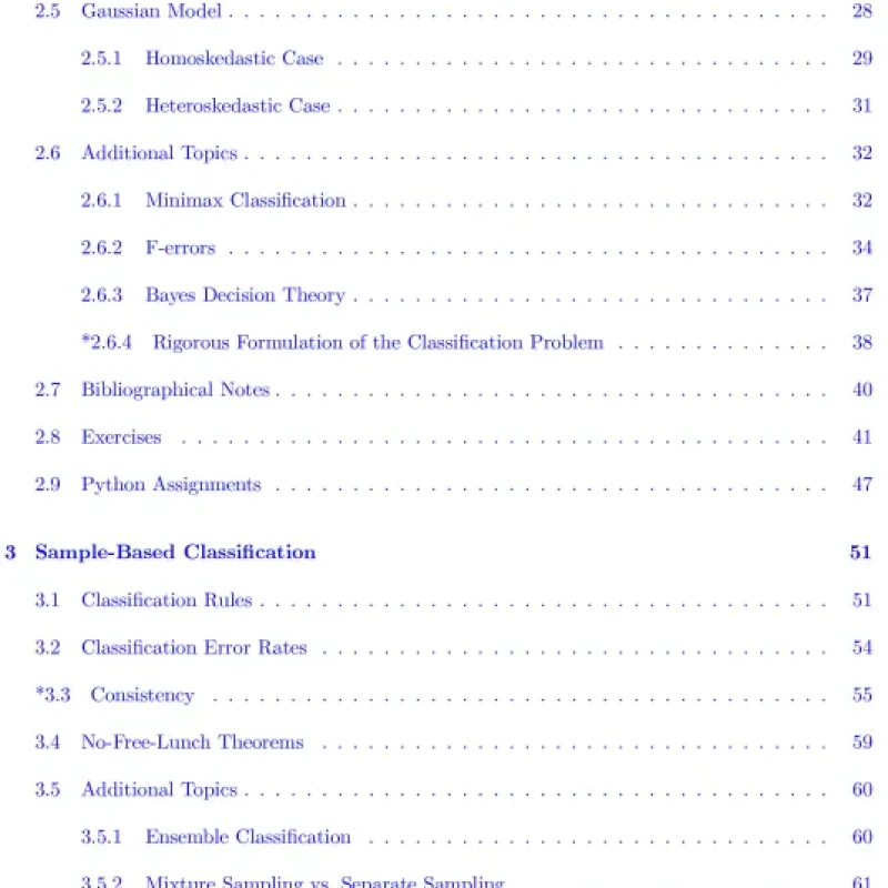 Sách Fundamentals of Pattern Recognition and Machine Learning