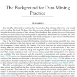 Sách Handbook of Statistical Analysis and Data Mining Applications