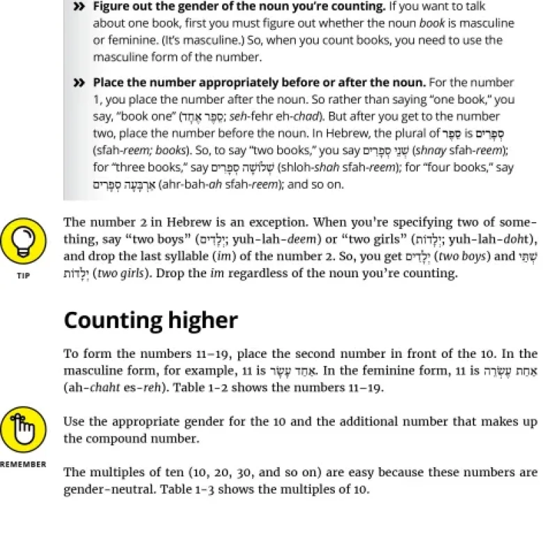 Sách Hebrew For Dummies, 2nd Edition