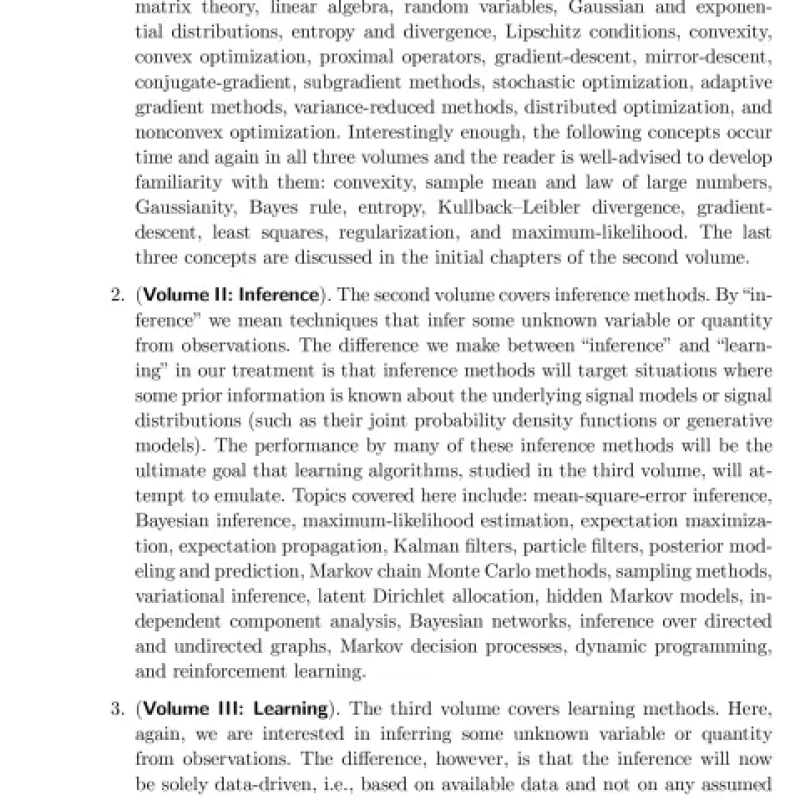 Sách Inference and Learning from Data Volume 1 Foundations