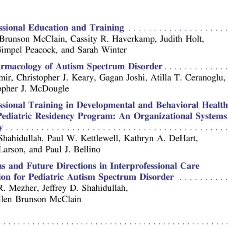 Sách Interprofessional Care Coordination for Pediatric Autism Spectrum Disorder