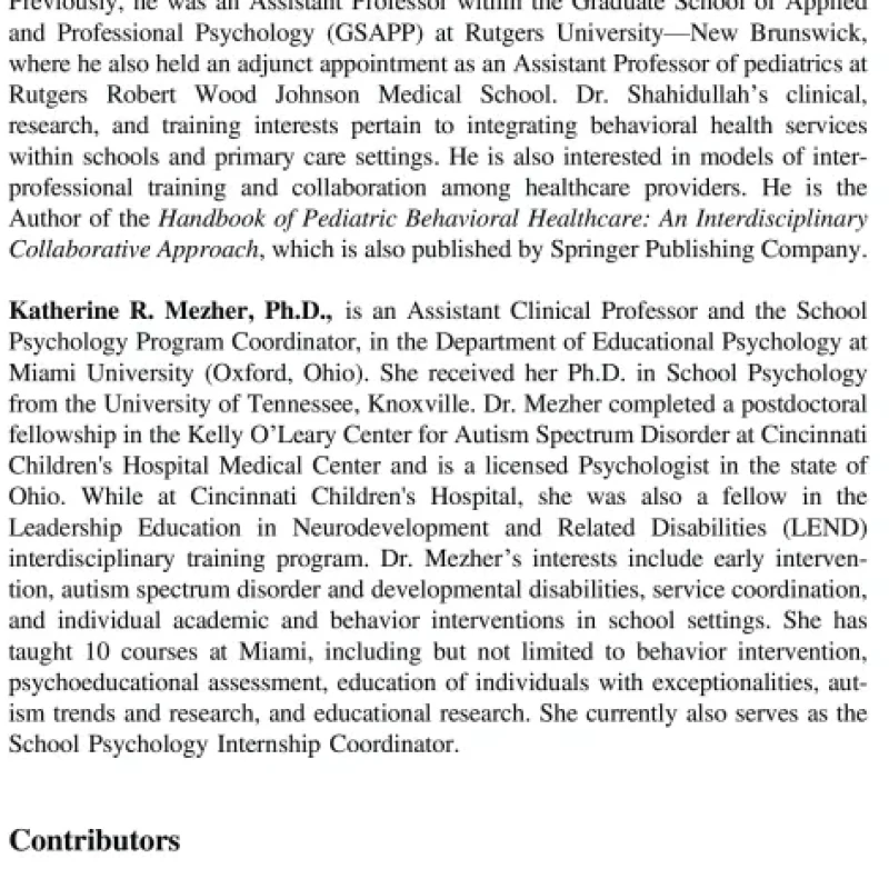 Sách Interprofessional Care Coordination for Pediatric Autism Spectrum Disorder