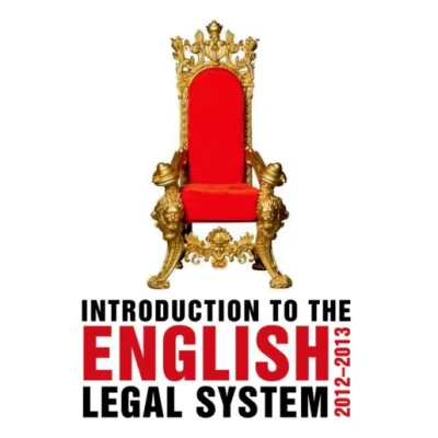 Sách Introduction to the English Legal System 2012-2013