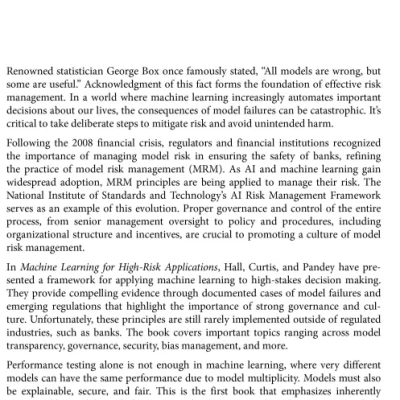 Sách Machine Learning for High-Risk Applications Approaches to Responsible AI