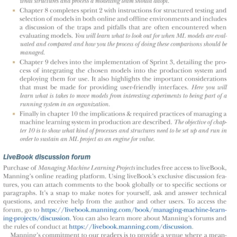 Sách Managing Machine Learning Projects From design to deployment
