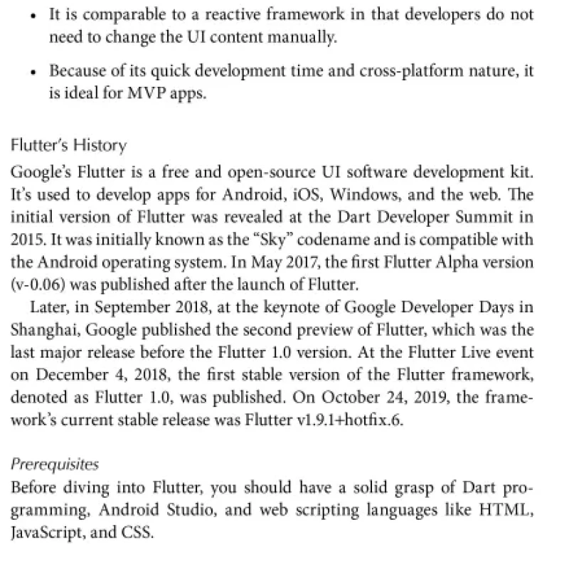 Sách Mastering Flutter A Beginners Guide