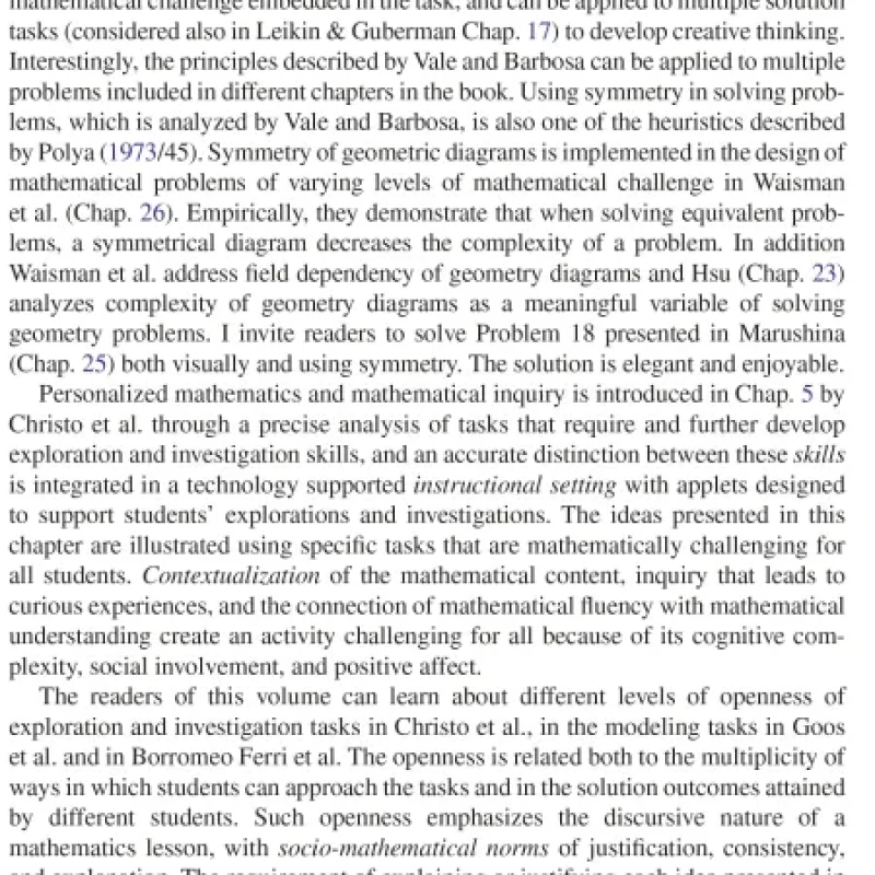 Sách Mathematical Challenges For All