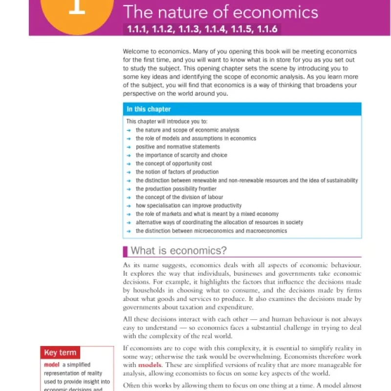 Sách Pearson Edexcel a Level Economics a Fifth Edition (Sách Màu)