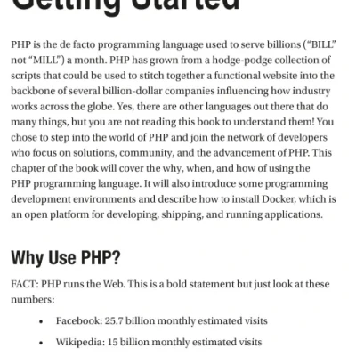 Sách PHP 8 Basics For Programming and Web Development