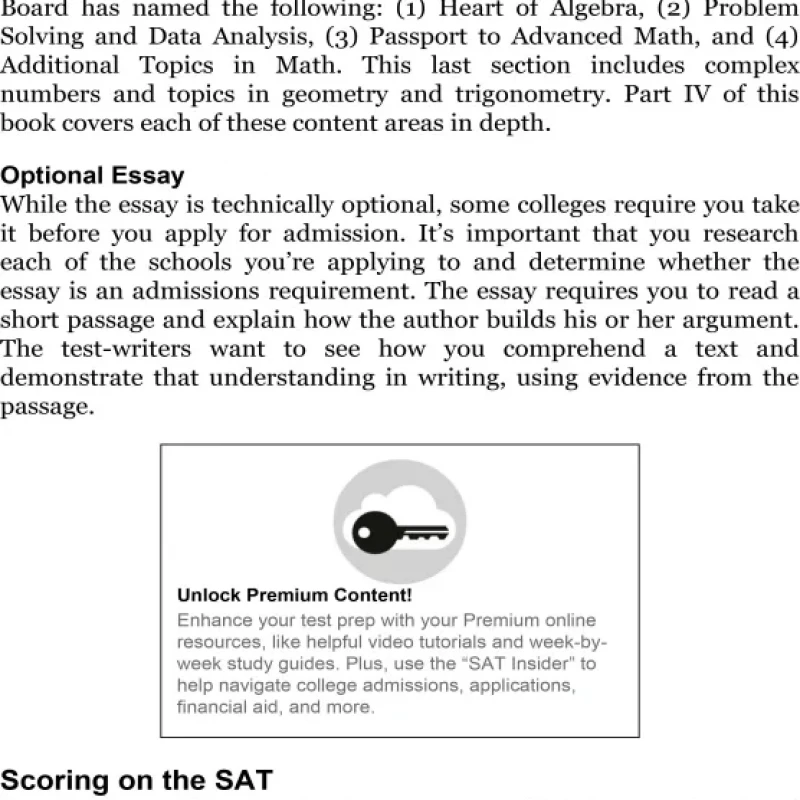sách Princeton Review SAT Premium Prep, 2021 8 Practice Tests + Review Techniques + Online Tools