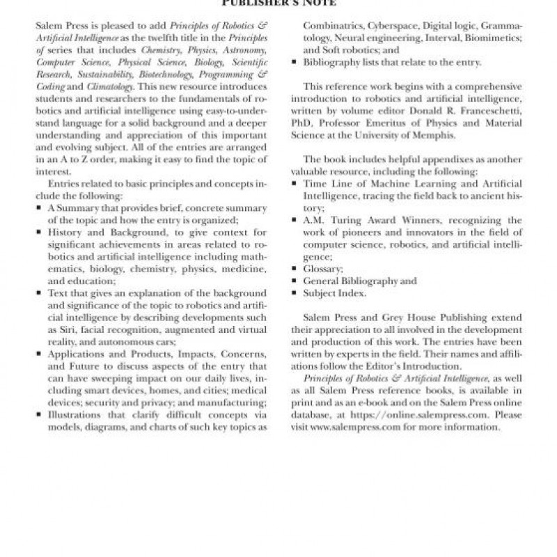 sách Principles of Robotics  Artificial Intelligence sách Principles of Robotics Artificial Intelligence