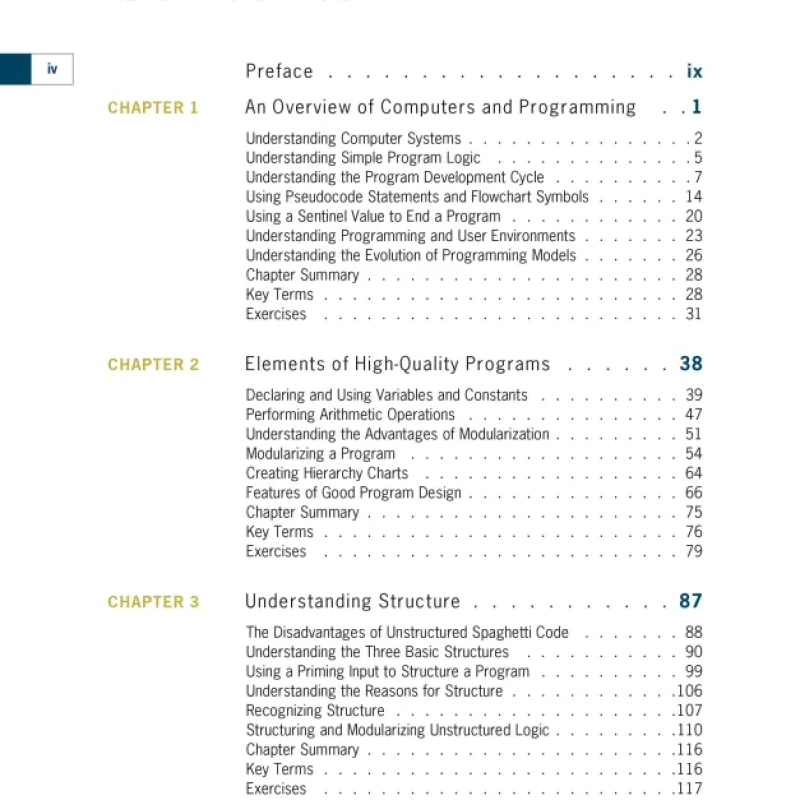 Sách Programming Logic and Design, Comprehensive
