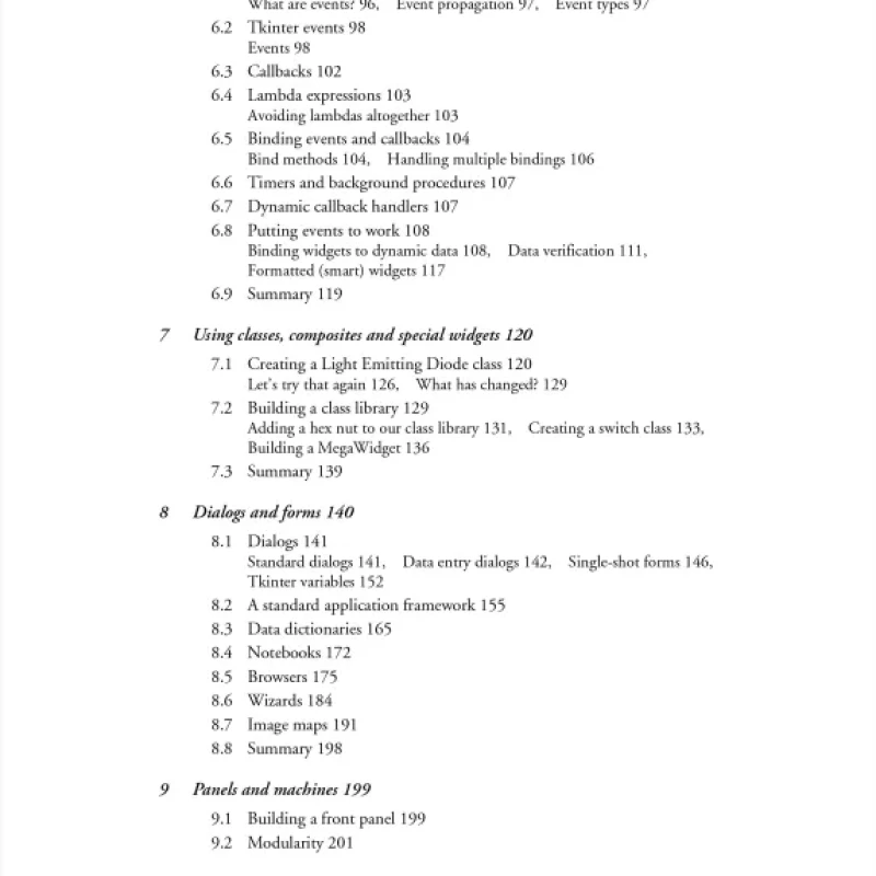 Sách Python and Tkinter Programming