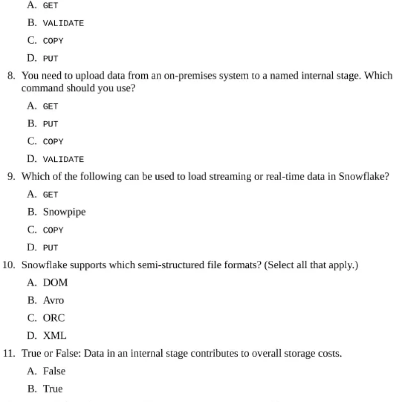Sách Snowflake SnowPro Core Certification Study Guide