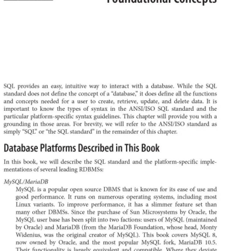 Sách SQL in a Nutshell A Desktop Quick Reference, 4th Edition