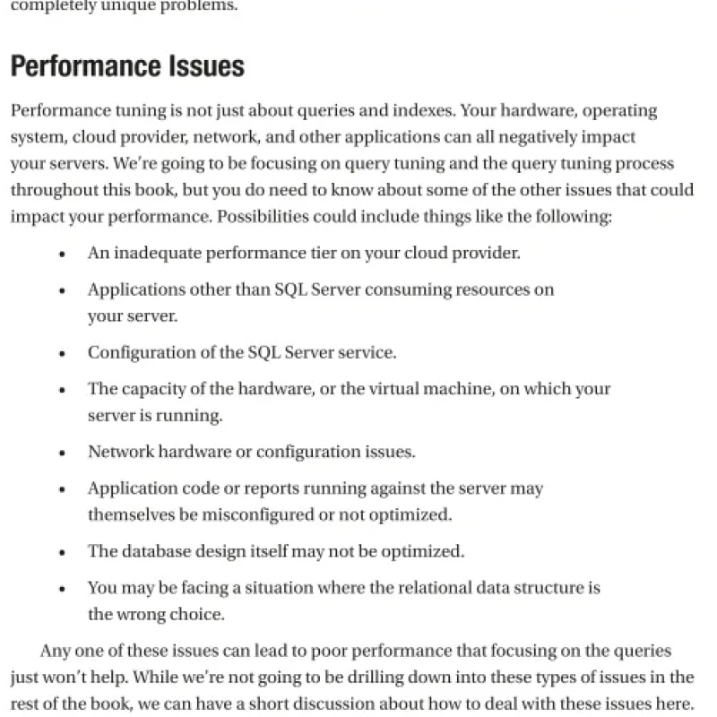 Sách SQL Server 2022 Query Performance Tuning Troubleshoot and Optimize Query Performance Sixth Edition