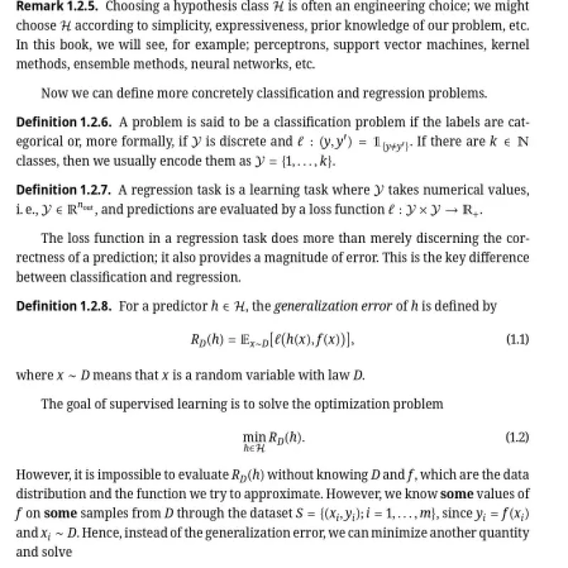 Sách The Mathematics of Machine Learning Lectures on Supervised Methods and Beyond
