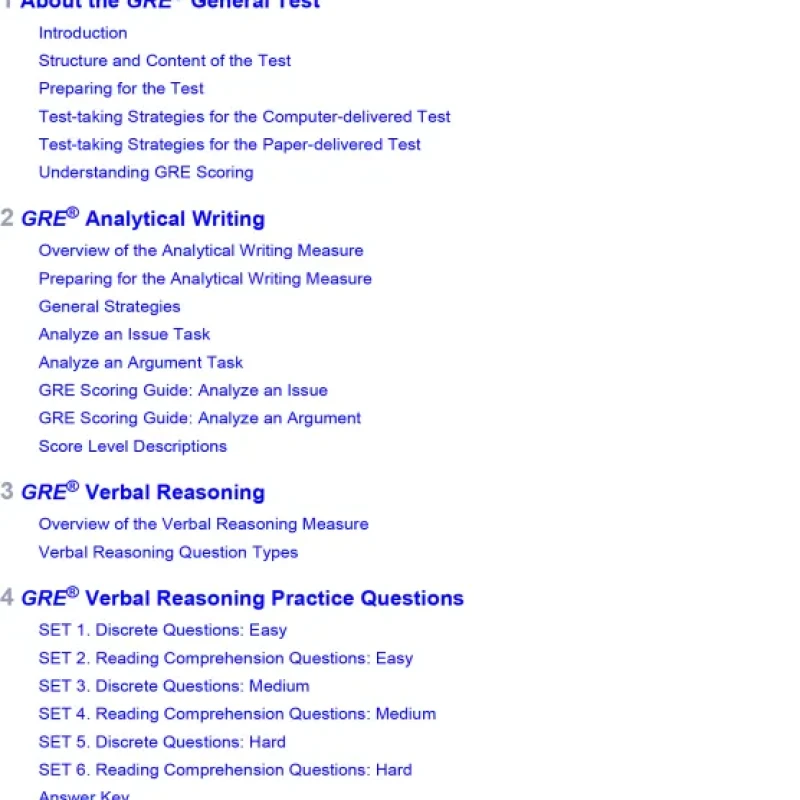 Sách The Official Guide to the GRE General Test - ACB Bookstore