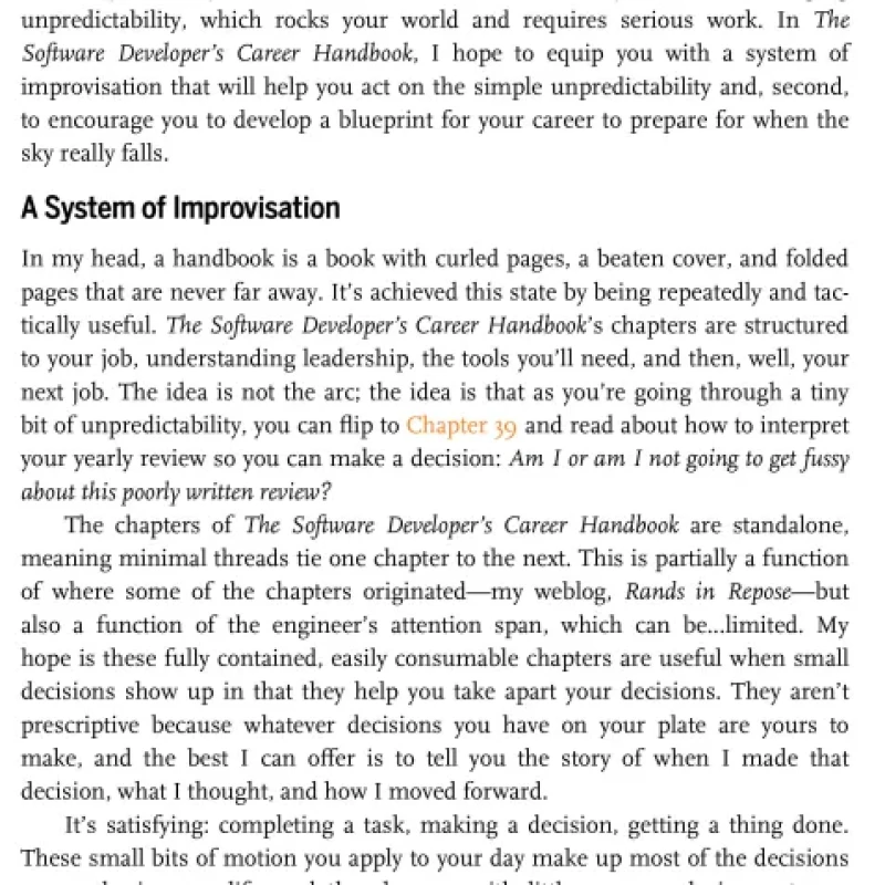 Sách The Software Developers Career Handbook