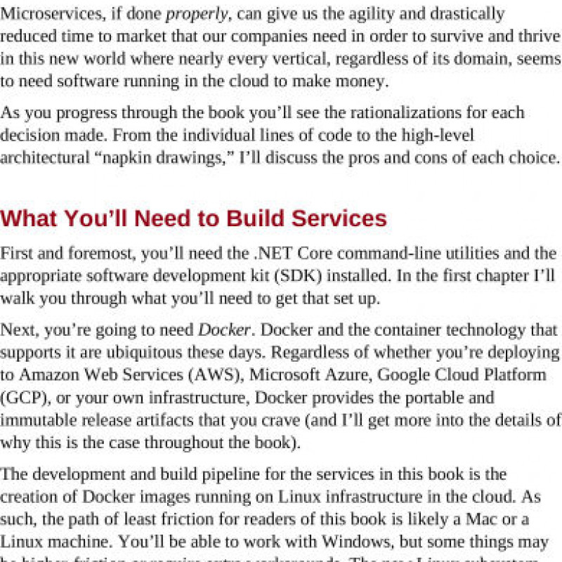 Sách tiếng anh Building Microservices with ASP.NET Core Develop, Test, and Deploy Cross-Platform Services in the Cloud