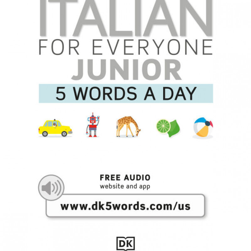 Sách Tiếng Anh Italian for Everyone Junior 5 Words a Day ( Sách màu )