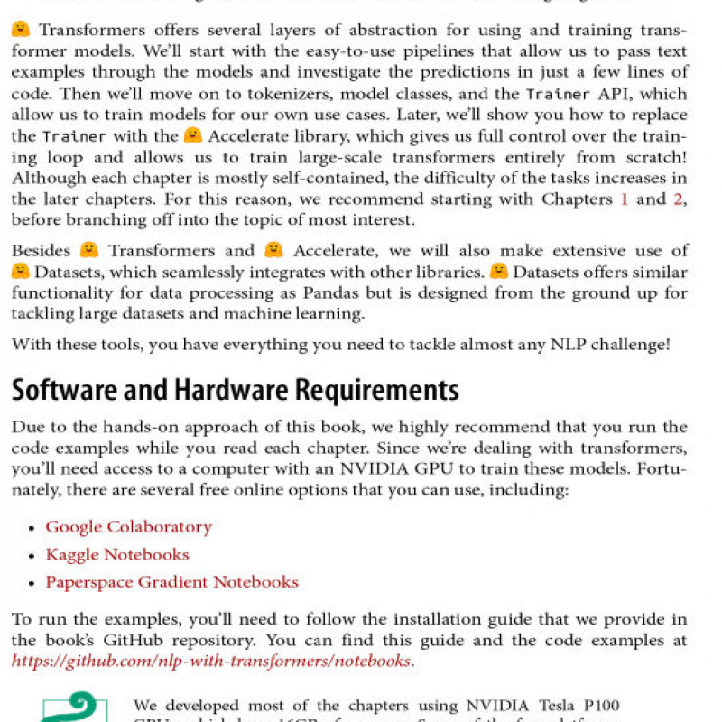 Sách tiếng anh Natural Language Processing with Transformers Building Language Applications with Hugging Face