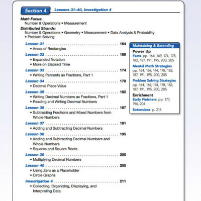 Sách Tiếng Anh SAXON MATH COURSE 1 ( Sách đen trắng)