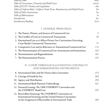 Sách Transnational Commercial Law Text, Cases, and Materials