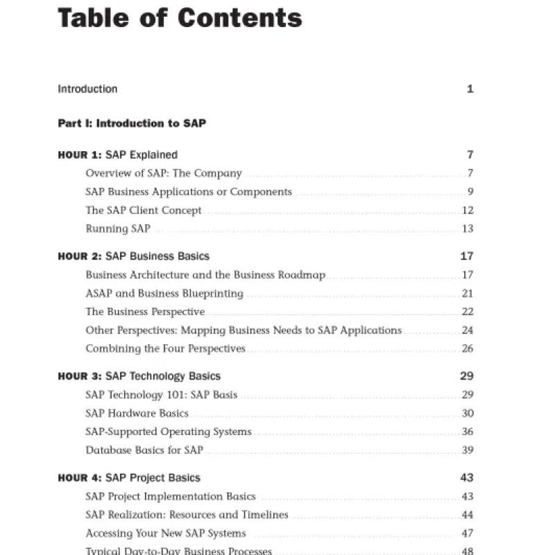 Sams Teach Yourself SAP in 24 Hours, Fourth Edition