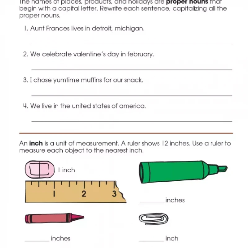 School Day Skills, Grade 2 ( sách màu )