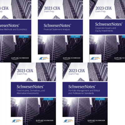 SCHWESERNOTES™ 2023 LEVEL I CFA® BOOK 1-5 (Sách đen trắng)
