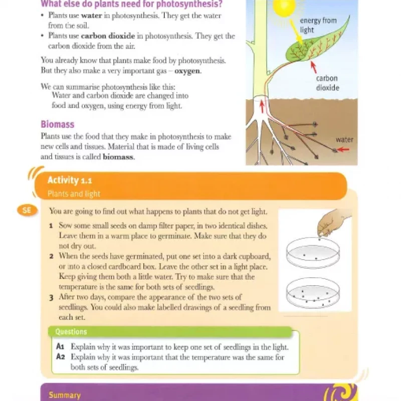 Science course book + Work book